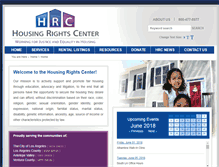 Tablet Screenshot of housingrightscenter.org